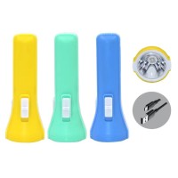 South American Best-Selling Rechargeable Outdoor Flashlight High-Power Long-Life Light with Plastic Body Power Bank Feature