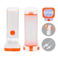 150lm Rechargeable LED Flashlight 2W Strong Light Long Life Waterproof Feature Flip Design USB Charging for Outdoor Emergency