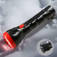 New Design Portable LED Flashlight With ABS Body Rechargeable Battery Flashlight IP44 LED Torch for Emergency With Brazil Plug