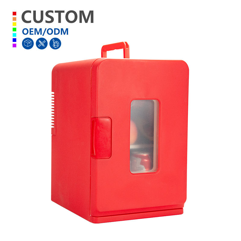 15L Fridge Portable Desktop Cosmetic Cooler Box Car Retro Mini Refrigerator