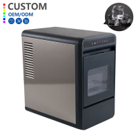 12KG/24H Countertop Ice Maker Self-Cleaning Home Kitchen Office Bar Custom Big Square Ice Cube Maker