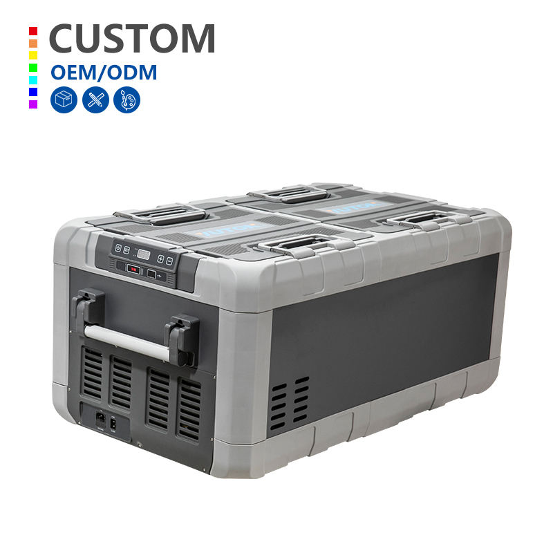 Camping 12V Fridge Freezer Dual Zone 80l Portable Car Refrigerator 12v 220v for Car