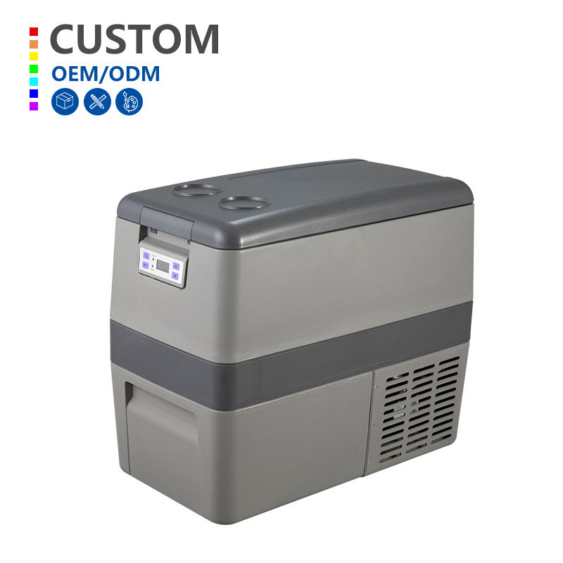 High Quality 12v 24v Outdoor Fridge Freezr Low Noise Small Car Fridge 12v Used for RV Boat