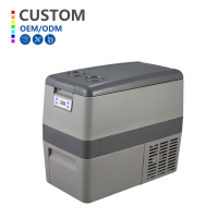 High Quality 12v 24v Outdoor Fridge Freezr Low Noise Small Car Fridge 12v Used for RV Boat