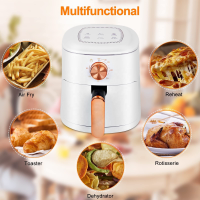 3D High Speed Hot Air Circulation Air Fryer-Multifunctional Electric Baking Fryer Energy Saving Overheat Protection Household