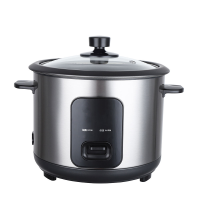 Portable 2.8L Double Pot Electric Rice Cooker Non-Stick Coating Stainless Steel Housing Mechanical Timer Control Energy