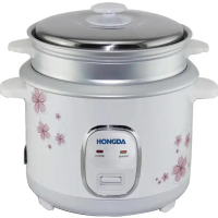 1.8L Luxury Electric Rice Cooker Non-Stick Coating Stainless Steel Cylinder Household & Hotel Use 1 Year Warranty