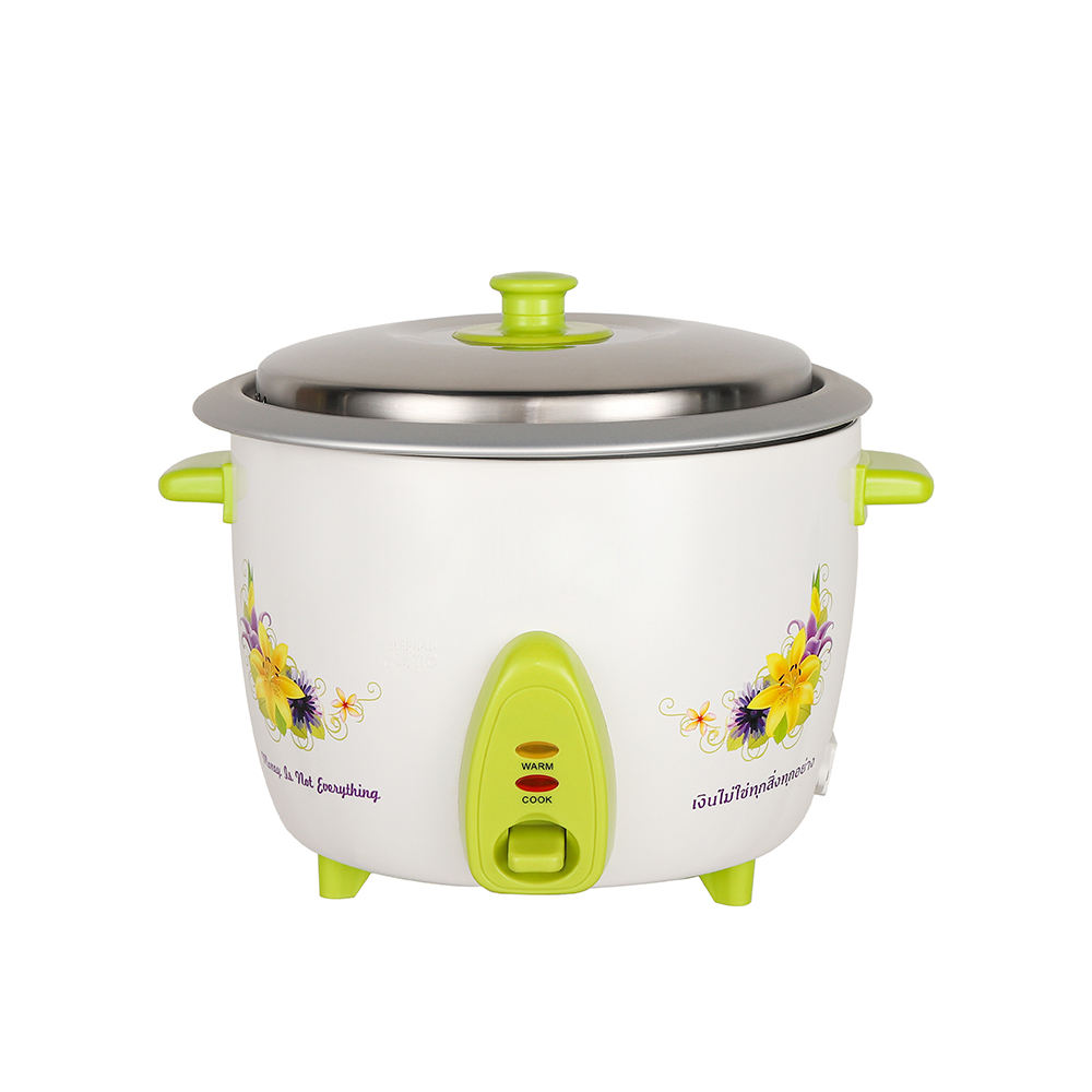 Classic Style Portable Non Stick Coating Inner Pot Fast Cooking Drum Electric Cooker 4.0L Large Capacity One Click Measuring Cup