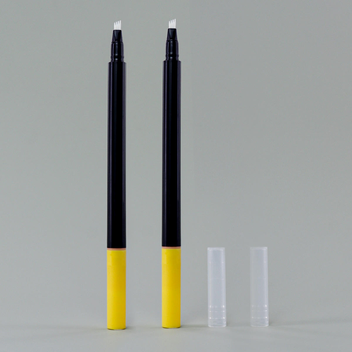 Free Sample Empty Eyeliner Pencil Packaging Tube Double-headed Empty Plastic Liner Pen Liquid Eyeliner Tubes Custom