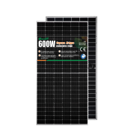 BLUESUN Best Supplier Solar Panels 550w 585w 600w Double Glass Shingled Solar Panel Solar Energy System Use