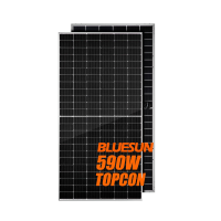 N-type Wholesale Price Mono Solar Panels 580w 590w Solar Paneles Fotovoltaicos 550w Solar Panel a Grade