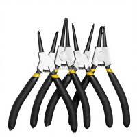 5" 6" 7" 9" Carbon Steel Pliers Tools Bent Straight External Internal Circlip Pliers Set Snap Ring Pliers Circlip Pliers