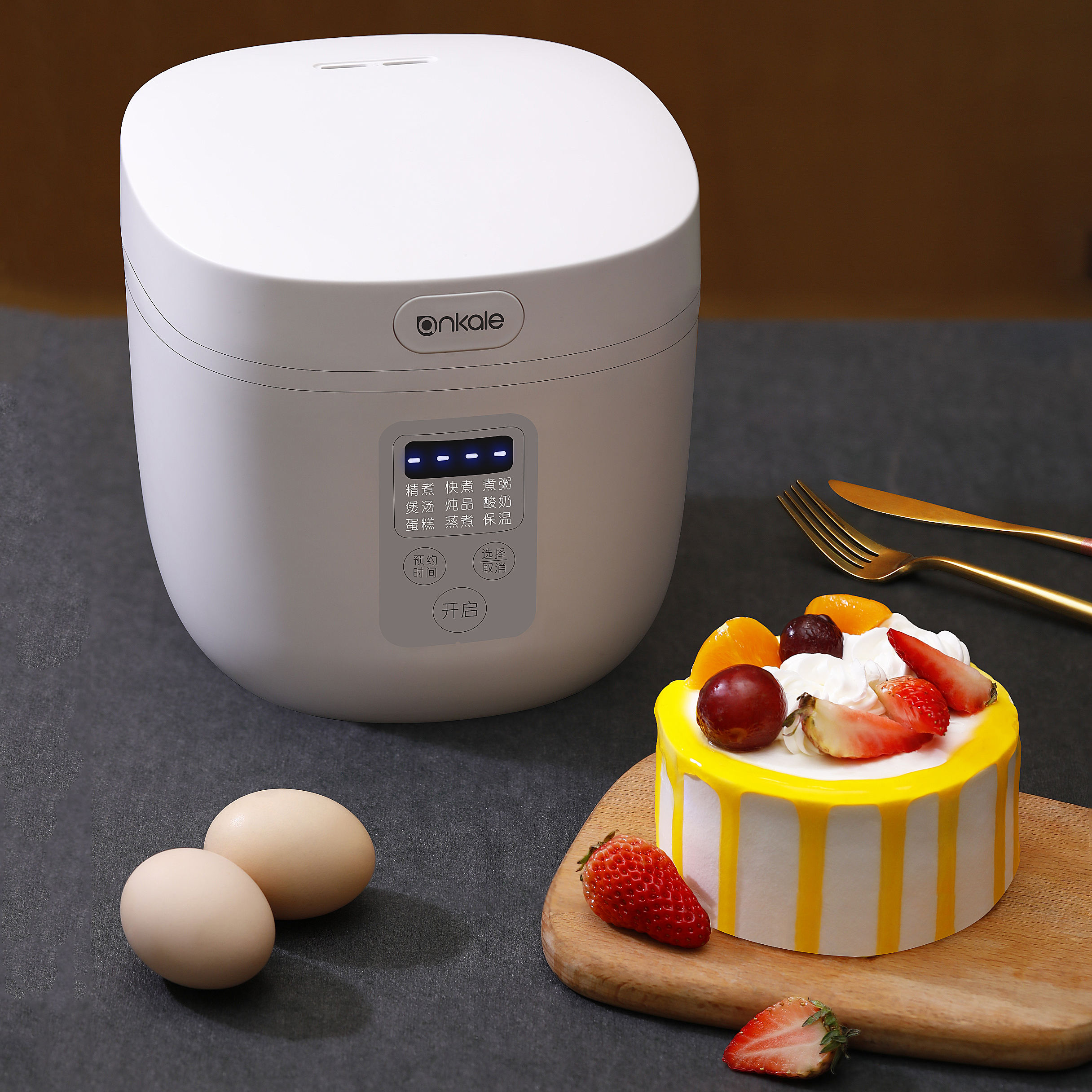 2L Electric Multicooker Coconut Rice Recipe Rice Cooker Multiple Cooking Menus Quinoa Rice Cooker for Quick Cook White Rice.