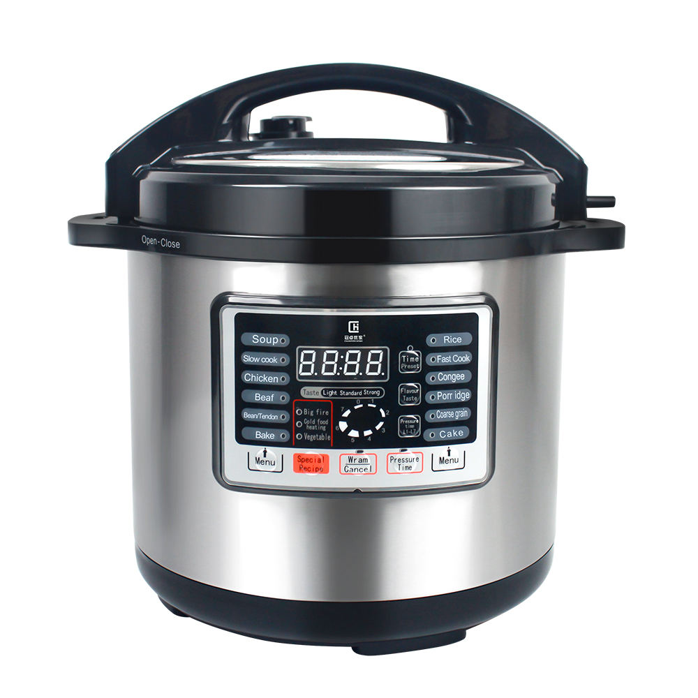 Guangdong Wholesale New Kitchen Non Stick Multifunction Commercial 8 10 12 Litre Electric Pressure Cookers