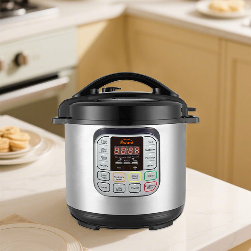 Smart Home Appliances Kitchen Press Control Adjustable Lightweight 5L Mini Rice Cooker Time Presetting Electric Pressure Cooker