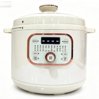 Electric Pressure Rice Cooker with LED Display Aluminum Inner Pot for Household Use