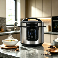 Private Label Digital Pressure Cooker 12 Cooking Modes Full Customization Solution Food-Grade Stainless Steel