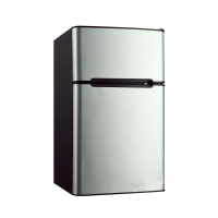 93L Customized R600a Small Capacity Double Door Refrigerator Small Size
