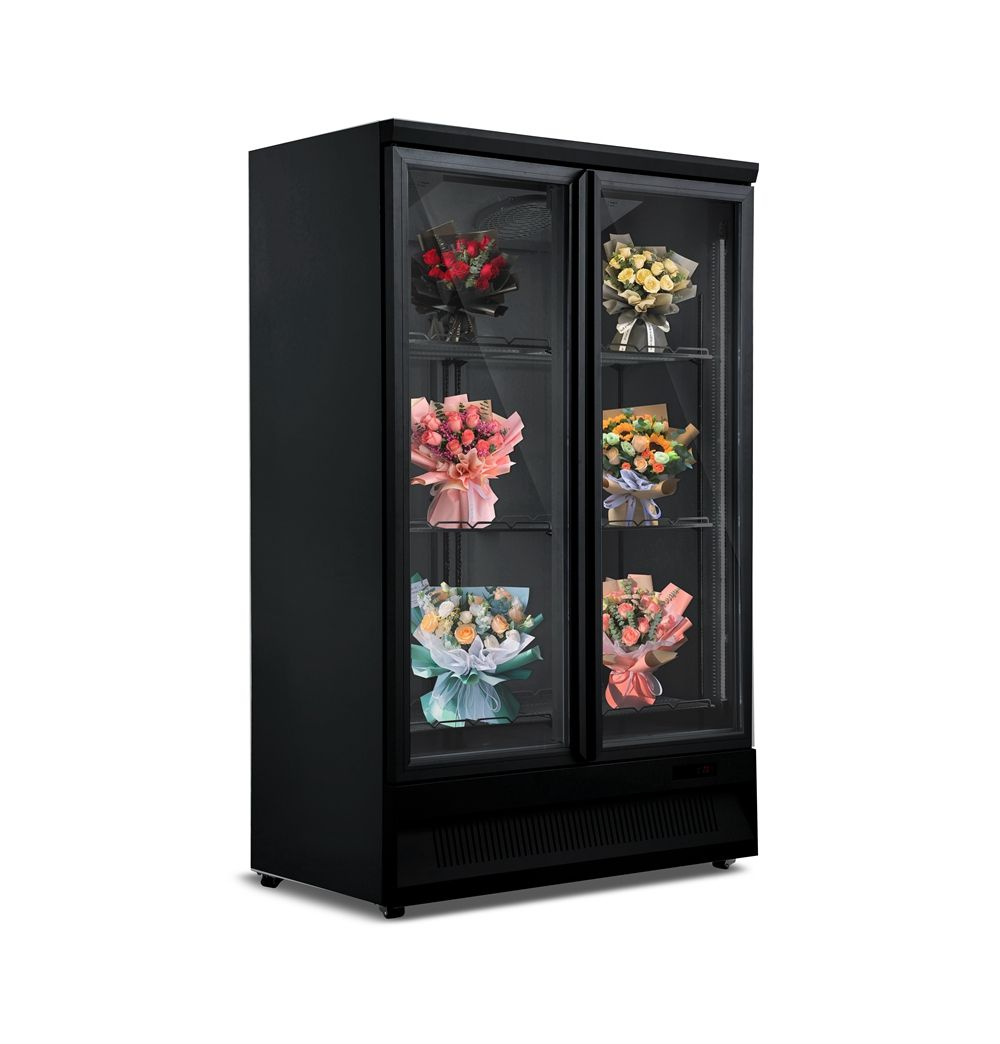2026 High Quality Wedding Company Double Hinge Door Fresh Keeping Floral Display Refrigerators