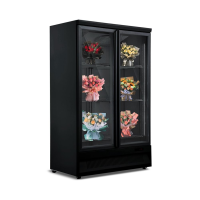 2026 High Quality Wedding Company Double Hinge Door Fresh Keeping Floral Display Refrigerators
