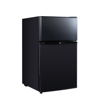 BCD-90 Home Use Electric French Door Fridge Portable Upright Refrigerator with Double Door Combined Freezer for Household Use