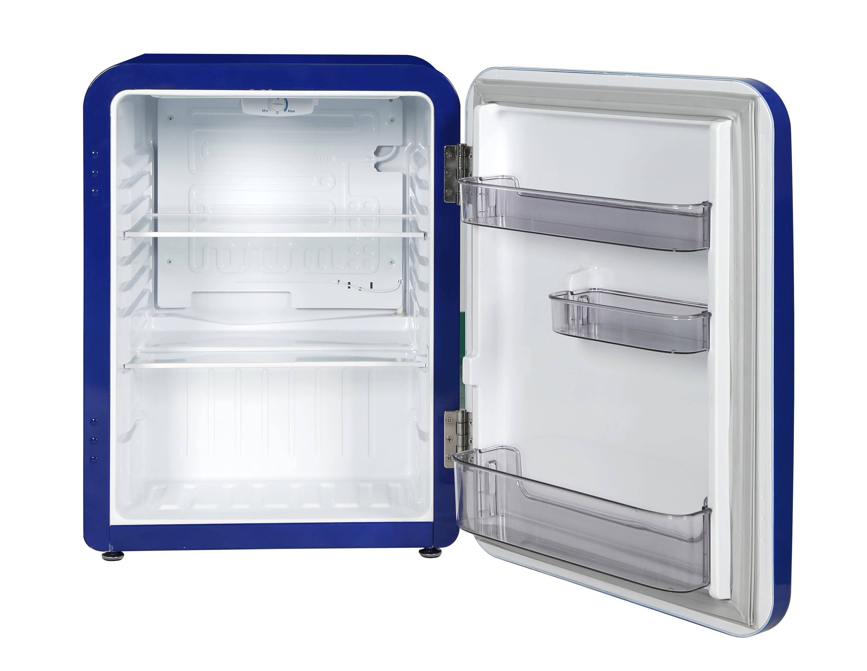 XR-76/2.3cu.ft.Retro Single Door Refrigerator Reversible Door Silver/Blue/Green/ Color Optional