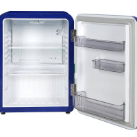 XR-76/2.3cu.ft.Retro Single Door Refrigerator Reversible Door Silver/Blue/Green/ Color Optional