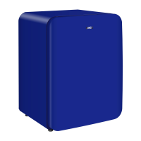 XR-106/3.1cu.ft.Retro Single Door Refrigerator Customized Door Panel Mini Freezing Compact