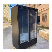 1 Door 2 3 4 Doors Commercial Display Cold Soft Beverage Drinks Freezer Chiller Refrigerator