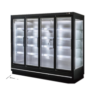 Commercial Vertical Glass Door Drink Fridge Stocking BeerIce Cream Display Cooler Refrigerator