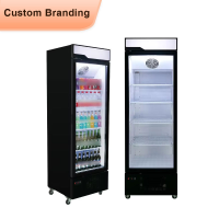 MEISDA FACTORY FRIDGE SC350B Restaurant Used Single Door Upright Beverage Beer Bottle Drink Display Fridge