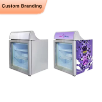 Meisda SD55B Wholesale Small LED Light Commercial Mini Ice Cream Display Freezer for Supermarket