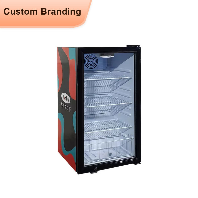 Meisda ETL SC98 98L Mini Compressor Beverage Cooler Energy Drink Display Fridge