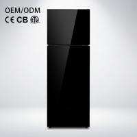 280L/9.9Cu.Ft Hotsale Factory Wholesale Glass Door Promotion Low Noise Home Use Frost Free Kitchen Fridge