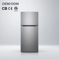 339L/12Cu.Ft Hotsale Factory Wholesale Glass Door Promotion Low Noise Home Use Frost Free Kitchen Fridge