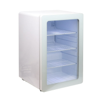 Oumeite SC70R 70L Slim Upright Beverage Display Cooler Vertical Glass Door Commercial Fridge